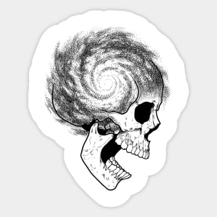 Universe inside Heads Sticker